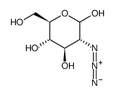 2-叠氮-2-脱氧-D-葡萄糖结构式