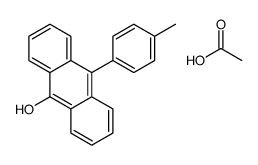 acetic acid,10-(4-methylphenyl)anthracen-9-ol Structure