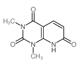 8,10-dimethyl-2,8,10-triazabicyclo[4.4.0]deca-4,11-diene-3,7,9-trione结构式