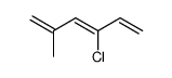 4-chloro-2-methylhexa-1,3,5-triene Structure