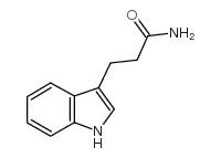 吲哚-3-丙酰胺结构式