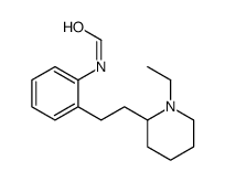 N-[2-[2-(1-ethylpiperidin-2-yl)ethyl]phenyl]formamide结构式