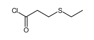 3-(ethylthio)propanoyl chloride结构式