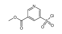 5-Chlorosulfonyl-nicotinic acid methyl ester Structure