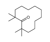 2,2,12,12-tetramethylcyclododecan-1-one结构式