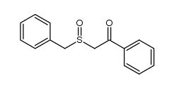 benzyl benzoylmethyl sulphoxide Structure