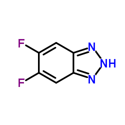 5,6-二氟-1H-苯并[d][1,2,3]三唑结构式