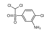 2-chloro-5-(dichloromethylsulfonyl)aniline Structure