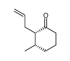 cis-3-Methyl-2-(2-propenyl)cyclohexanone Structure