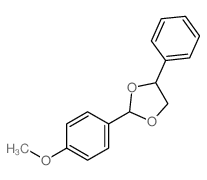 2-(4-methoxyphenyl)-4-phenyl-1,3-dioxolane Structure