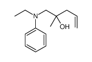 1-(N-ethylanilino)-2-methylpent-4-en-2-ol Structure