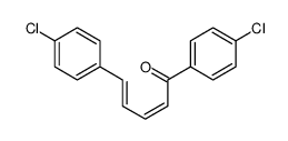 1,5-bis(4-chlorophenyl)penta-2,4-dien-1-one Structure