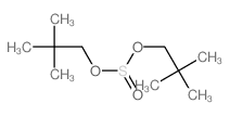 1-(2,2-dimethylpropoxysulfinyloxy)-2,2-dimethyl-propane结构式