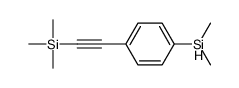2-(4-dimethylsilylphenyl)ethynyl-trimethylsilane Structure
