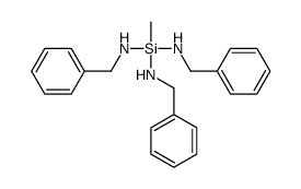 N-[bis(benzylamino)-methylsilyl]-1-phenylmethanamine Structure