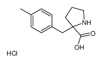 (S)-ALPHA-(2-BROMOBENZYL)-PROLINE-HCL Structure