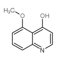 4-羟基-5-甲氧基喹啉结构式
