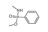 methyl N-methyl-P-phenylphosphonamidate Structure