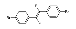 1,1'-[(1E)-1,2-二氟]双[4-溴苯基]乙烯结构式
