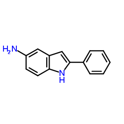 2-苯基-5-氨基吲哚结构式