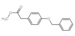 4-benzyloxyphenylacetic acid methyl ester Structure