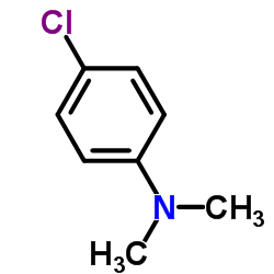 4-氯-N,N-二甲基苯胺结构式