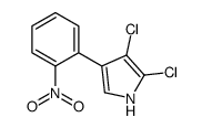2,3-dichloro-4-(2-nitrophenyl)-1H-pyrrole Structure