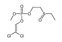 1,1-dichloro-2-(2-ethylsulfinylethoxy-methoxy-phosphoryl)oxy-ethene结构式