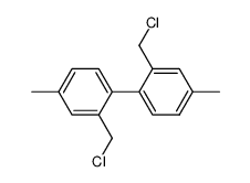 2.2'-Bis(chlormethyl)-4.4'-dimethylbiphenyl结构式