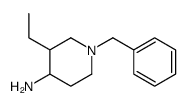 4-Piperidinamine,3-ethyl-1-(phenylmethyl)-(9CI) Structure