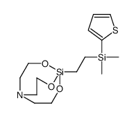 dimethyl-thiophen-2-yl-[2-(4,6,11-trioxa-1-aza-5-silabicyclo[3.3.3]undecan-5-yl)ethyl]silane Structure