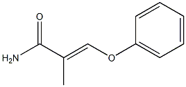 Acrylamide, 2-methyl-3-phenoxy- (5CI) Structure