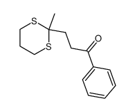3-(2-Methyl-1,3-dithian-2-yl)propiophenone Structure