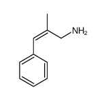 2-methyl-3-phenylprop-2-en-1-amine Structure