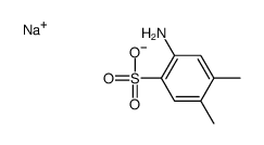 sodium 4-amino-o-xylene-5-sulphonate Structure