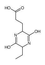 2-Piperazinepropanoic acid, 5-ethyl-3,6-dioxo- (9CI) Structure