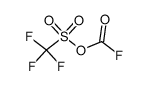fluoroformyl trifluoromethanesulfonate Structure