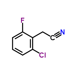 2-氯-6-氟苯乙睛结构式