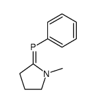 (Z)-1-methyl-2-(phenylphosphanylidene)pyrrolidine结构式