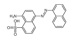 8-amino-5-(naphthylazo)naphthalene-1-sulphonic acid Structure