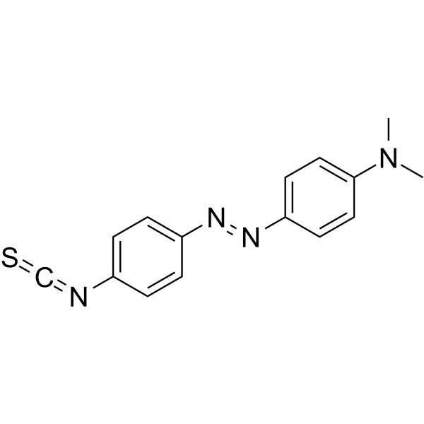 4-二甲氨基偶氮苯-4'-异硫氰酸酯结构式