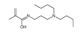 N-[3-(dibutylamino)propyl]-2-methylprop-2-enamide结构式