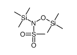 N-(Methylsulfonyl)-N,O-bis(trimethylsilyl)hydroxylamine结构式