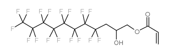 3-(perfluorooctyl)-2-hydroxypropyl acrylate Structure