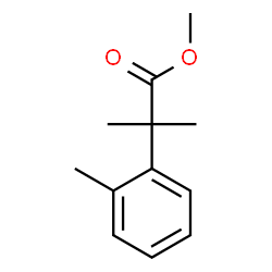 α,α,2-Trimethylbenzeneacetic acid methyl ester结构式