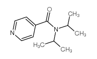 N,N-二异丙基异烟酰胺结构式