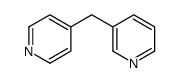3-(pyridin-4-ylmethyl)pyridine结构式