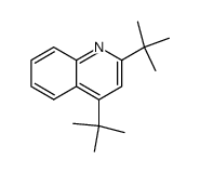 2,4-bis(1,1-dimethylethyl)quinoline结构式