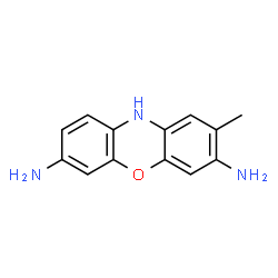 10H-Phenoxazine-3,7-diamine,2-methyl-(9CI) Structure