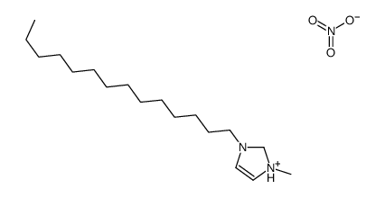 1-十四烷基-3-甲基咪唑硝酸盐结构式
